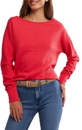 Free People Jess One-Shoulder Thermal Top in Salsa at Nordstrom Rack, Size X-Large