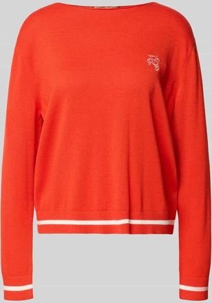 Smith & Soul Regular Fit Pullover aus Viskose-Mix mit Kaschmir-Anteil in Orange, Gr&ouml;&szlig;e XXL