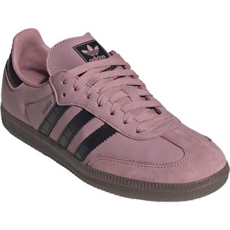 adidas Samba OG Sneaker in Magic Mauve/Core Black/Gum5 at Nordstrom, Size 10.5 Womens