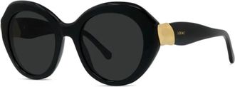 Loewe Coil Zonnebril - unisex - Accessoires - Zwart - Maat: 52 MM