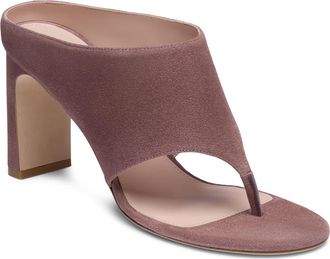 Stuart Weitzman Bebette Thong Sandal in Almost Mauve at Nordstrom, Size 10.5