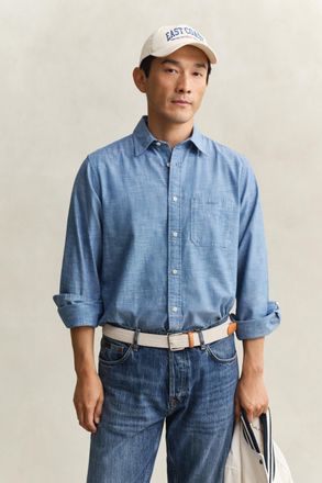 GANT Men Chambray Shirt (XXXL) VINTAGE BLUE