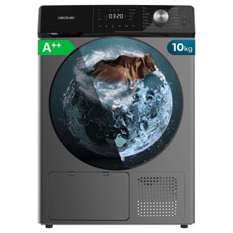 Cecotec Cecotec Secadora De Ropa Bomba De Calor 10 Kg Bolero Dresscode Dry 10355 Steel, Clase Equivalente A++, 14 Programas, 4 Niveles