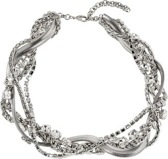 Patrizia Pepe Diamond Cut ketting - Dames - Kettingen - Grijs - ONE Size - Accessoires