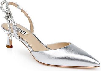 Badgley Mischka Gentry Slingback Kitten Heels