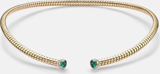 Marina B Collana in oro 18kt con smeraldi e diamanti