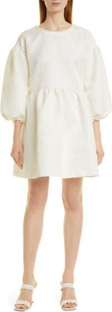 Stella Nova Stella Nova Karlina Blouson Dress in White at Nordstrom, Size 38