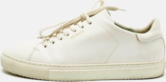 Axel Arigato White Leather Clean 90 Lace Up Sneakers