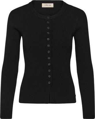 Cream Cardigan in Maglia CRDela - - Knitwear - Donna - Nero - XS