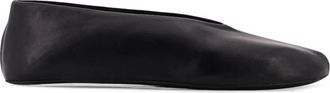The Row Stella Slipper - Dames - Ballerinas - Zwart - 41 EU - Leer - Schoenen