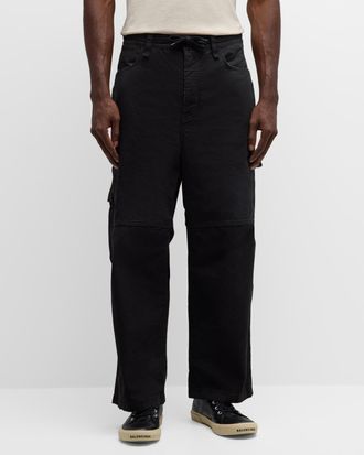 Balenciaga Mens Cotton Ripstop Skater Pants