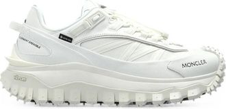 Moncler White Logo Panelled Sneakers