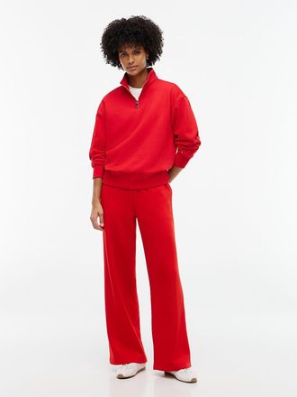 Tommy Hilfiger Womens Straight Leg Sweatpant - Deep Crimson - XXL