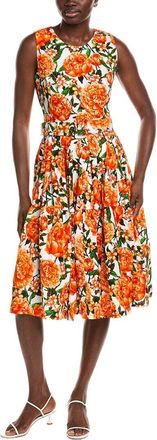 Samantha Sung Rose Midi Dress