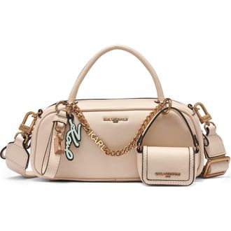 Karl Lagerfeld Zaylia Mini Crossbody in Brie at Nordstrom