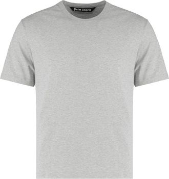 Palm Angels Set van drie T-shirts met ronde hals van katoen - Heren - T-shirts - Grijs - M - Katoen - Tops