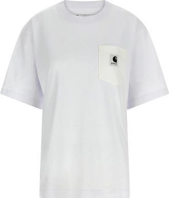 sacai Dames, Tops, Wit, Maat: M Katoen