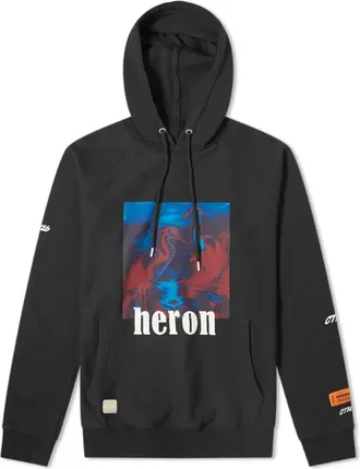 Heron Preston heron Hoodie Black HMBB001S197570381088