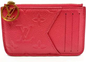 Louis Vuitton Monogram Empreinte Pink Monogram Empreinte Coin Purse/Coin Case (Pre-Owned)