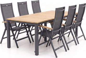 Hartman Hartman Troy/Linosa 240cm dining tuinset 7-delig verstelbaar