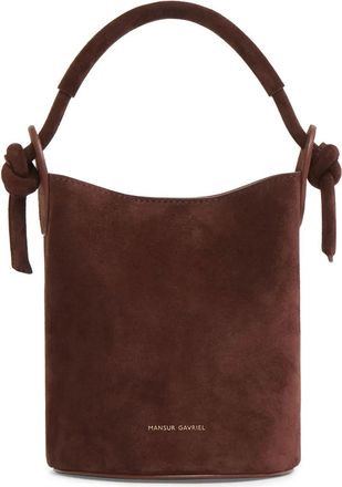 Mansur Gavriel Borsa a secchiello Fortuna mini - Marrone