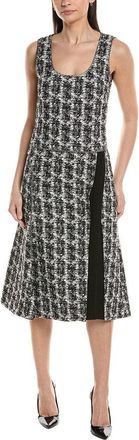 HUGO BOSS Doloria Wool-Blend Midi Dress