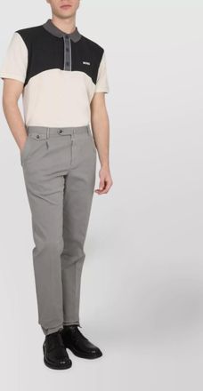 HUGO BOSS logo collar polo shirt