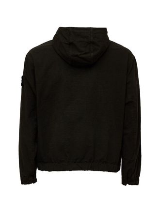 Stone Island Mens Jacket Full-Zip Charcoal