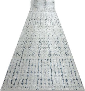 RugsX Alfombra De Pasillo Con Refuerzo De Goma Lotus Oasis 43570 Boho Beige Lavable 60cm Beige 60x770 Cm