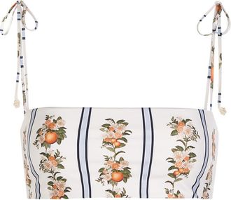 Agua Bendita Primavera Floral-print Bikini top - Multicoloured - XS (UK6)