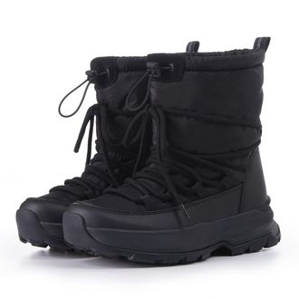 Icepeak Winterboots ICEPEAK AHMAS MS, Damen, Gr. 36, basic schwarz, Synthetik, Textil, Schuhe Winterboots, Winterschuhe, Winterstiefel, Snowboots, gef&uuml;ttert &