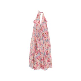 Anjuna Dames, Jurken, Roze, Maat: M Katoen