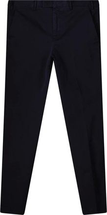 Pantaloni Torino Chinos - Heren - Broeken - Blauw - Maat: S Leer