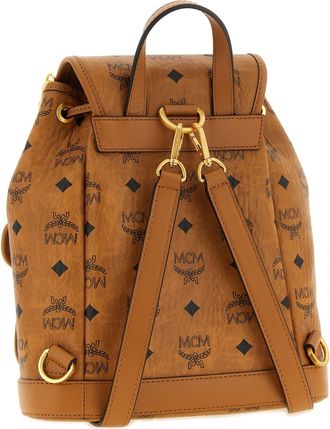 MCM Aren Backpack - Cognac
