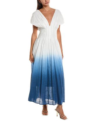 Nicholas Sonya Linen Midi Dress