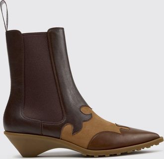 Camper Stivaletti Chelsea Anita in pelle scamosciata e liscia con fantasia bicolor