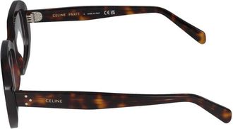 Celine CL50156I Square Acetate Eyeglasses - Tortoiseshell