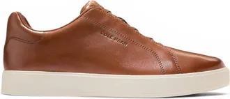 Cole Haan Mens GrandPro Luxe Mile Trainer Brown Suede Sneakers - C43941