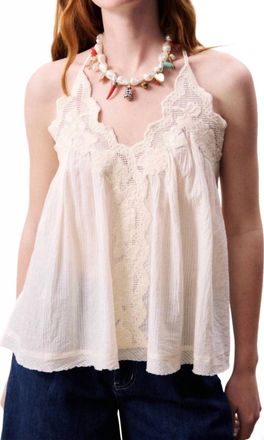 FRNCH Melobosis Tank Top In Cream