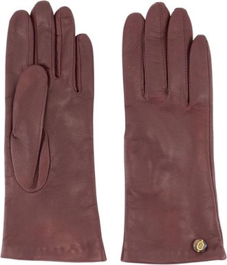 Zimmermann Leren handschoenen - Dames - Handschoenen - Rood - S/M - Leer - Accessoires