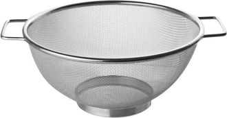 OEM [mai Usato]setaccio In Acciaio Inox, Scolapasta, Setaccio Cinese, Acciaio Inox, Color Argento, 26 X 11,5 Cm
