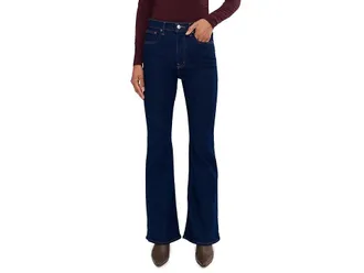 Madewell The Stretch Flare Jean Womens Jeans Rinse Wash : 33 32, Cotton/Denim/Elastane