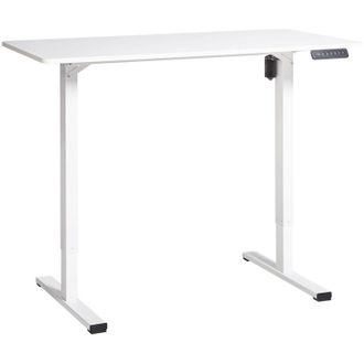 Beliani Beliani - Scrivania elettrica regolabile bianco 120 x 60 cm Tavares