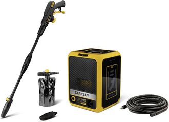 Stanley Sxpw25cdss Hidrolimpiador, Compacta, Alta Presi&oacute;n, Coche Y Exteriores Del Hogar, Doble Velocidad, Presi&oacute;n M&aacute;x. 180 Bar, Caudal M&aacute;x. 500 L/h, Consumo 2