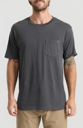 Roark Made to Fade Pocket T-Shirt in Washed Bla at Nordstrom, Size Xx-Large