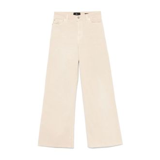 7 For All Mankind Wide Jeans, female, Beige, Size: W26 Beige Jeans for Women Ss25