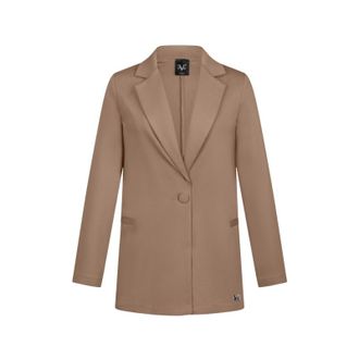 19V69 Womens Blazer Brown ZOE Viscose - Size X-Large