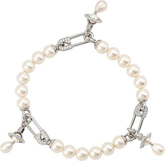 Vivienne Westwood Collana Lucrece con perle grandi - - Accessories - Donna - Grigio - ONE SIZE