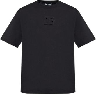 Dolce & Gabbana Hombre, Camisetas, Negro, Talla: L