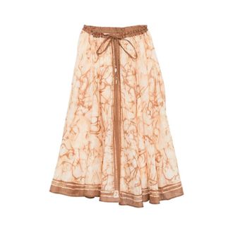 Zimmermann Midi Skirts, female, Multicolor, Size: XS Midi Skirt